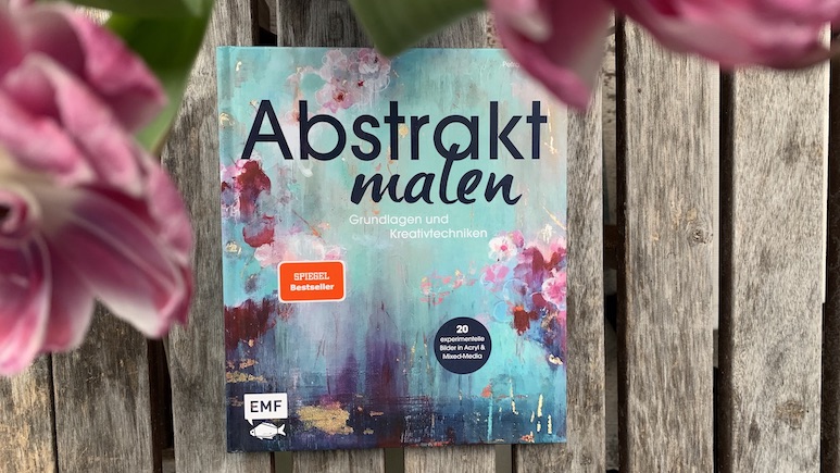 Buch abstrakt malen